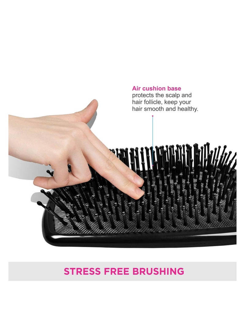 Premium Collection Mini Paddle Hair Brush (India's No.1 Hair Brush Brand) For Men & Women Black (8586 M)