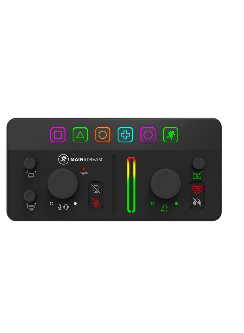 Mackie MainStream Complete Live Streaming and Video Capture Interface with Programmable Control Keys