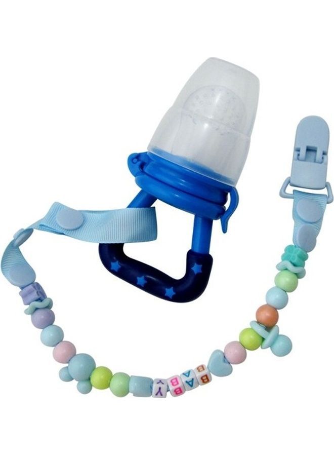 2-Piece Fruit Dummy Pacifier Soother Clip Chain Set