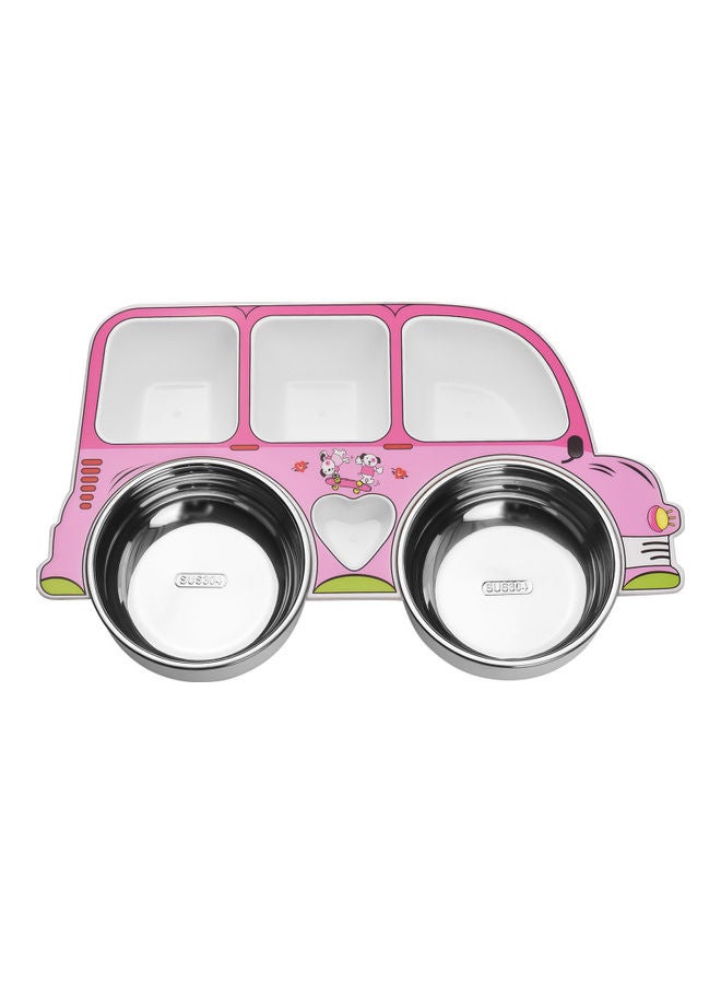 Car Shaped Divided Plate