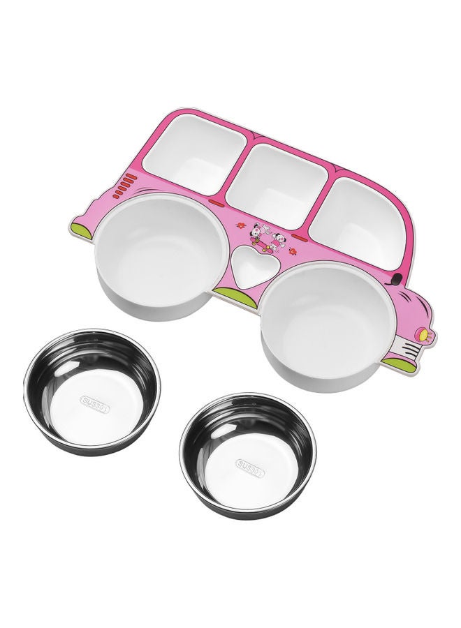 Car Shaped Divided Plate