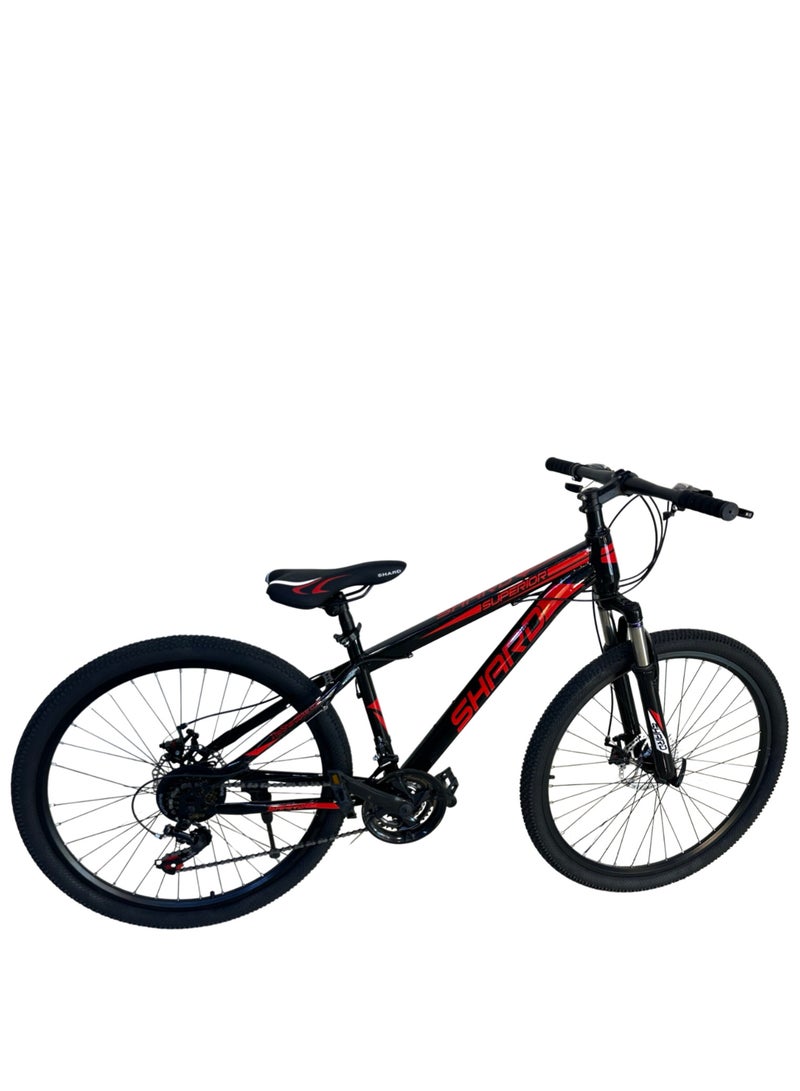 Shard Superior mountain bike,26inches,21spped,frame carbon steel