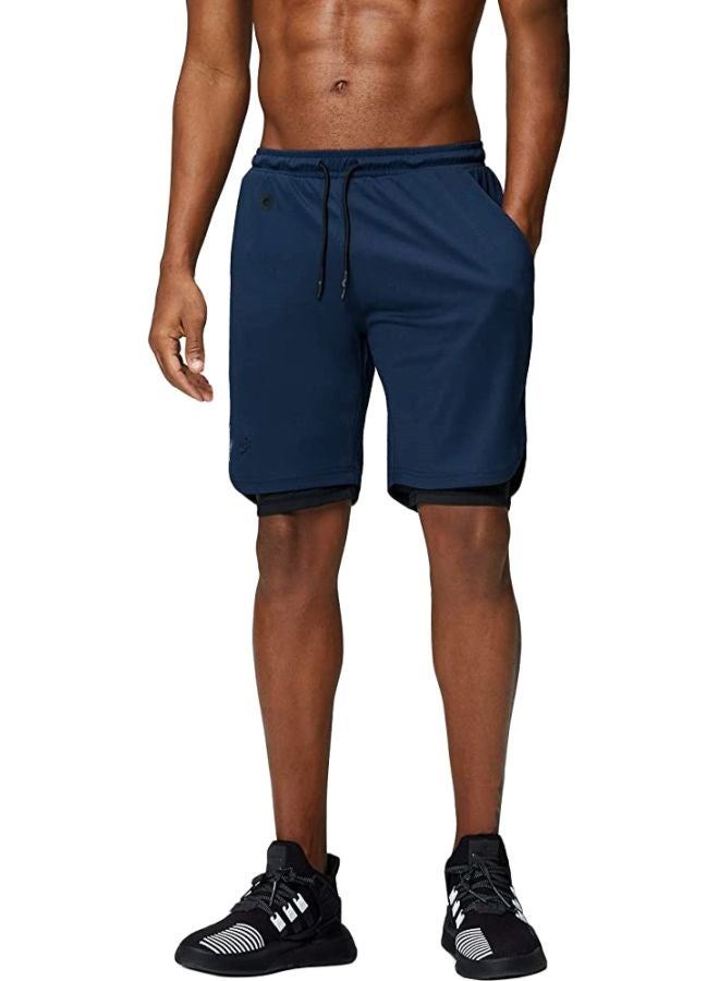2-In-1 Athletic Shorts M