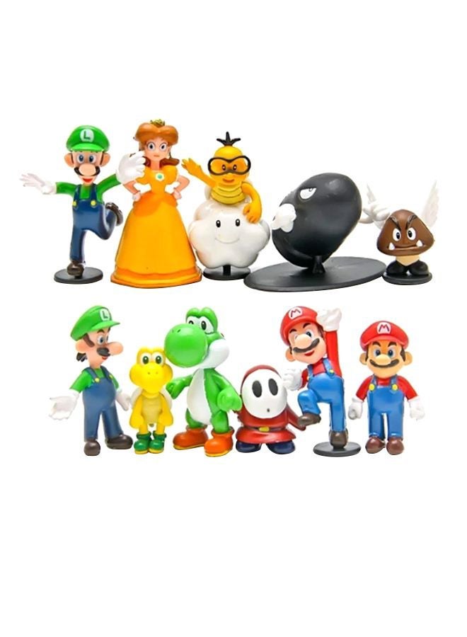12-Piece Super Mario Toy Set