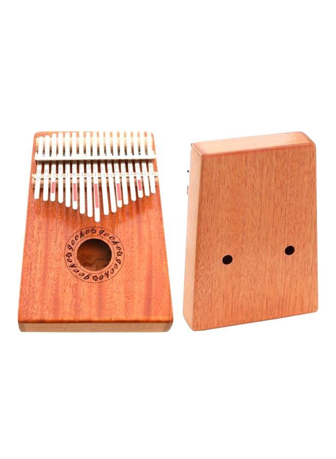 17-Key Kalimba With Mahogany Portable Thumb Piano