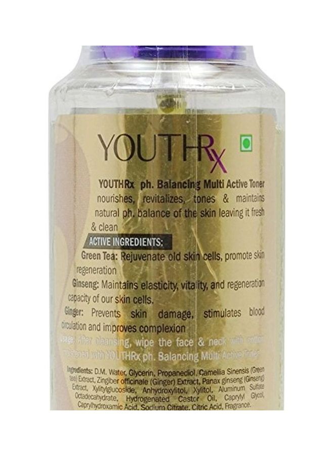 Youth RX PH Balancing Multi Active Toner Multicolour 100ml