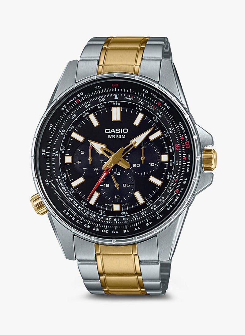 Casio Enticer Men Analog Black Dial Men's Watch MTP-SW320SG-1AV