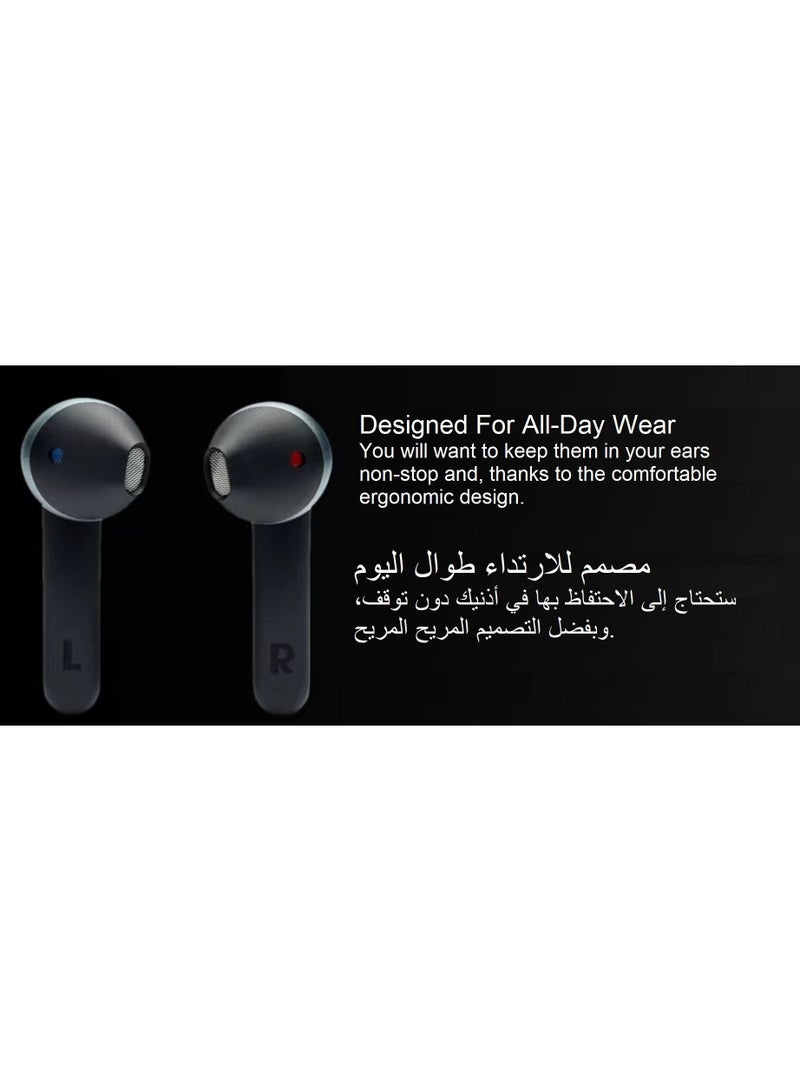 Bluetooth Wireless Earphones  Black