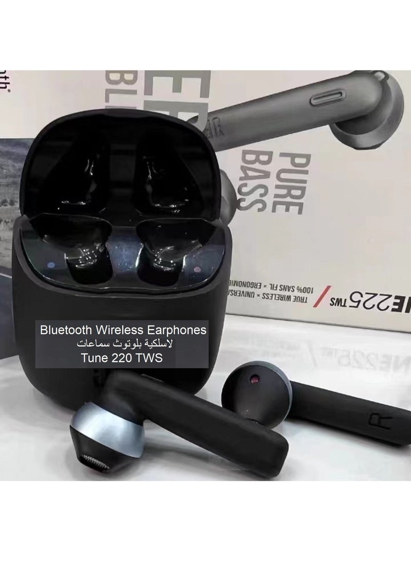 Bluetooth Wireless Earphones  Black