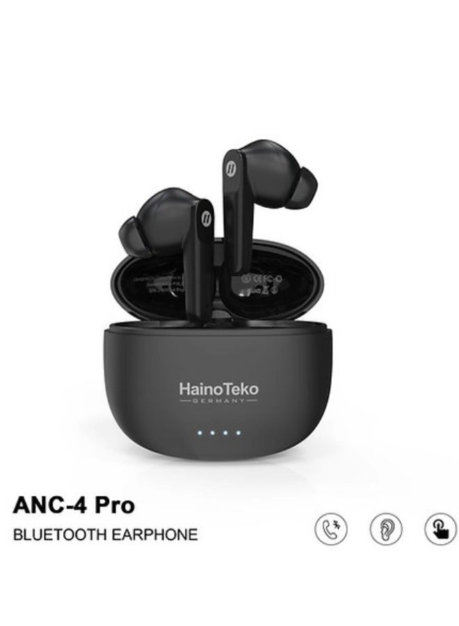Wireless In Ear Bluetooth Earphone Anc-4 Pro Black