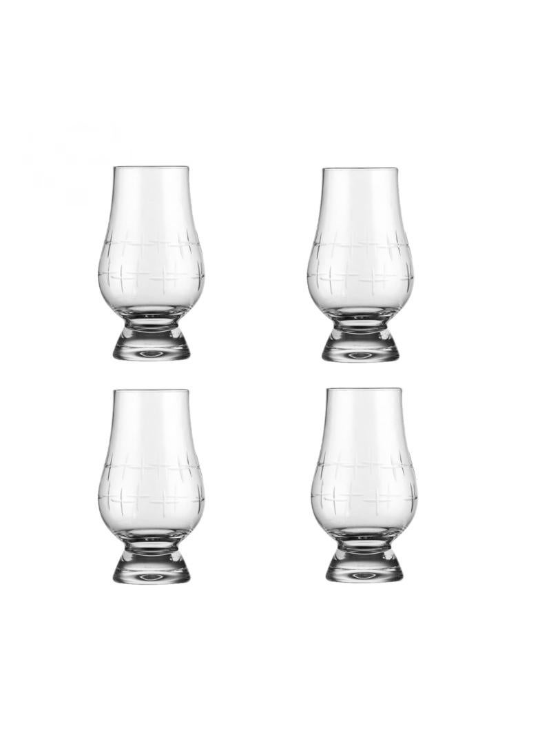 4-Piece Tulip Tasting Glass Clear 200ml