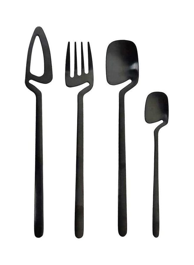 4-Piece Cutlery Set Black