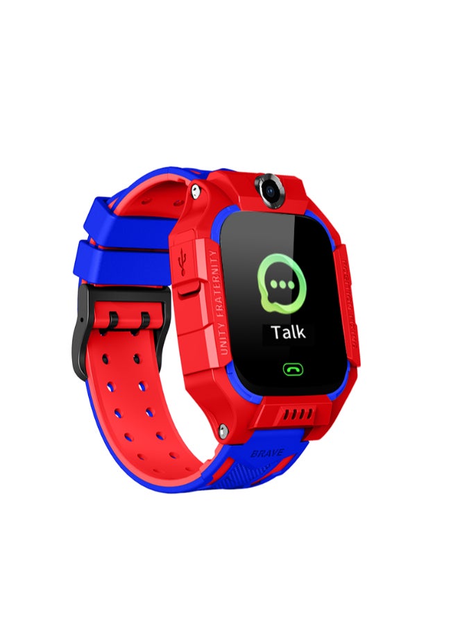 Kids Smartwatch GPS With Camera  Midnight RED