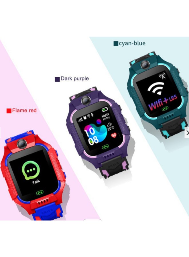 Smartwatch  With Camera GPS  Tracker Midnight Green