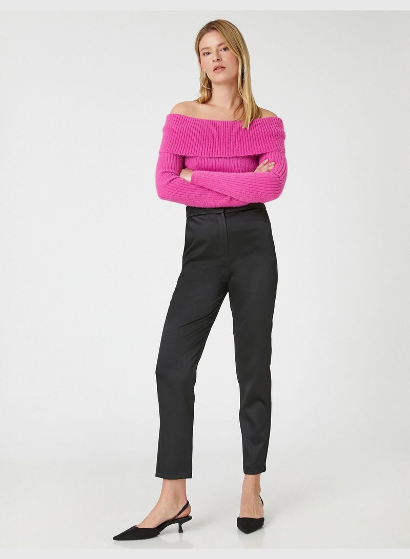 Pocket Satin Classic Trousers