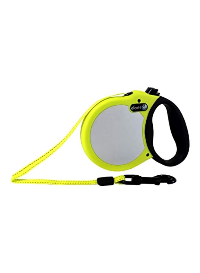 Retractable Dog Leash Neon Yellow/Black 5meter