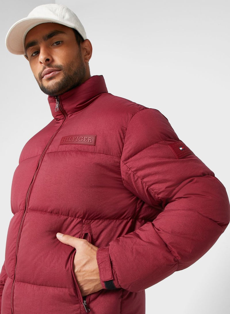 Zip Through Puffer Jacket