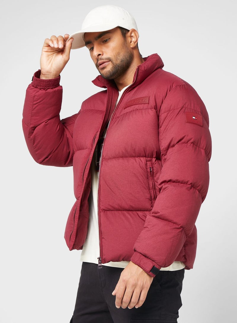 Zip Through Puffer Jacket