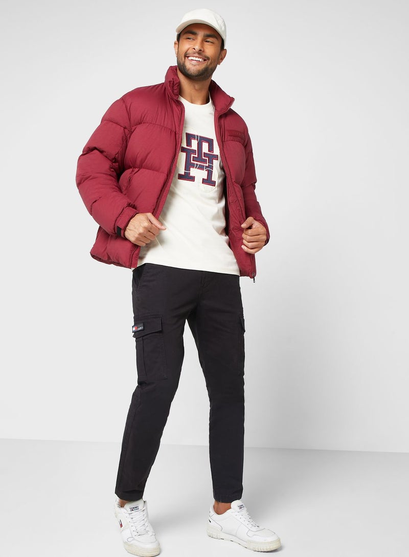 Zip Through Puffer Jacket