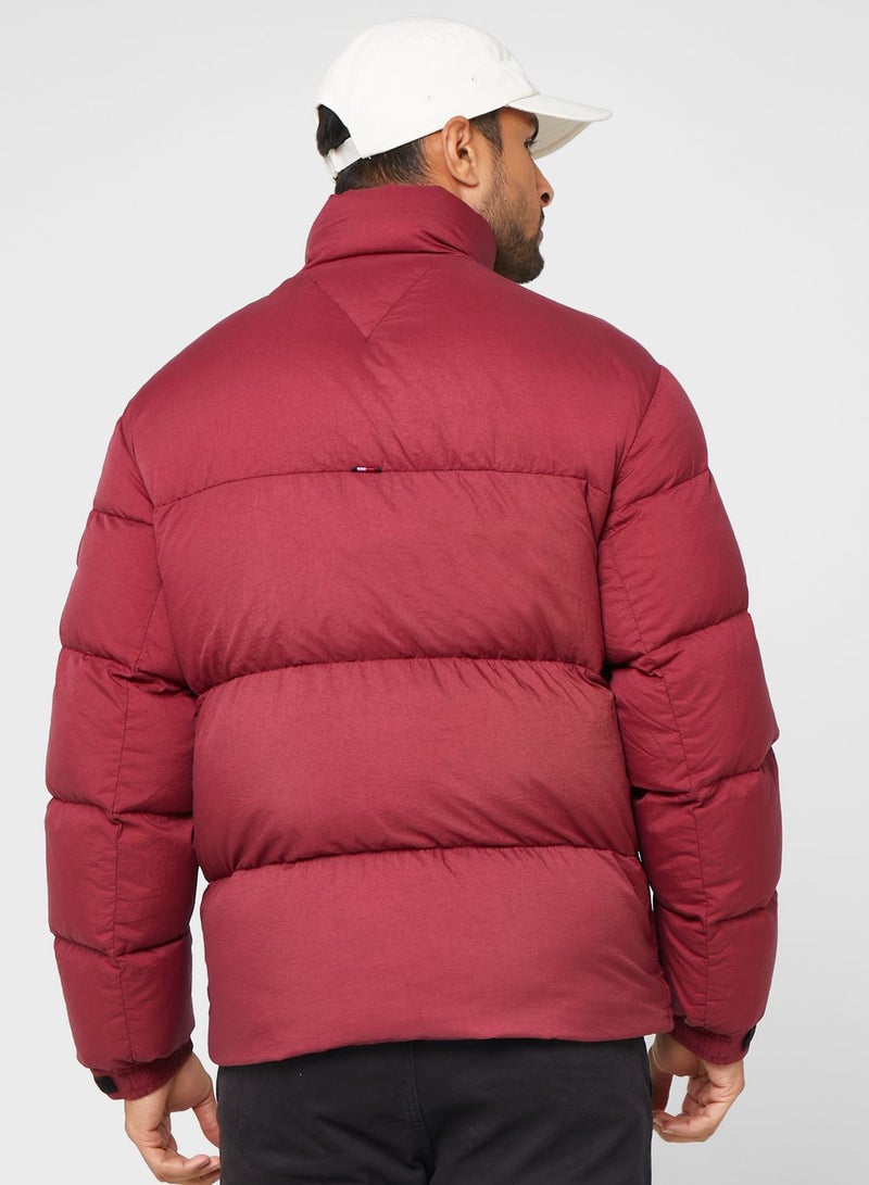 Zip Through Puffer Jacket