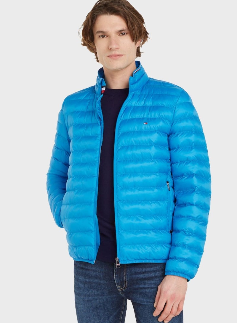 Zip Through Puffer Jacket