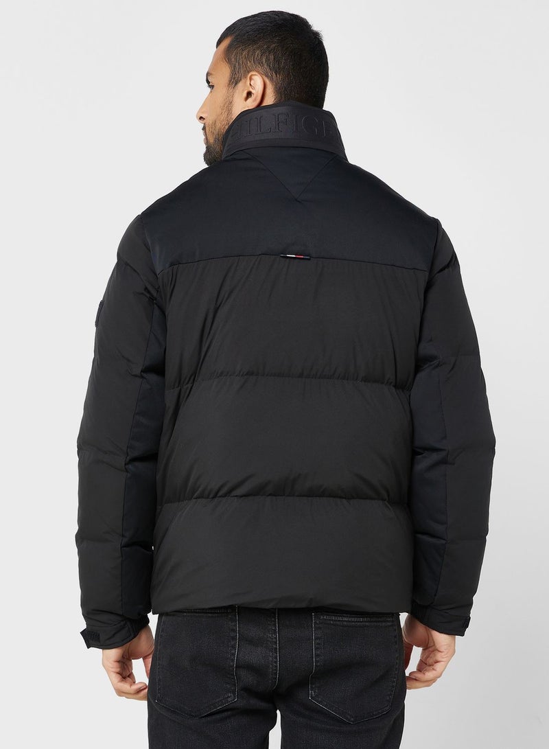 Zip Through Puffer Jacket