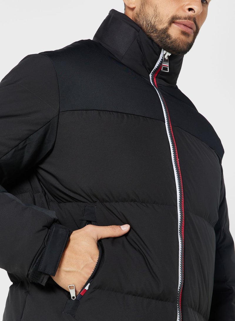 Zip Through Puffer Jacket