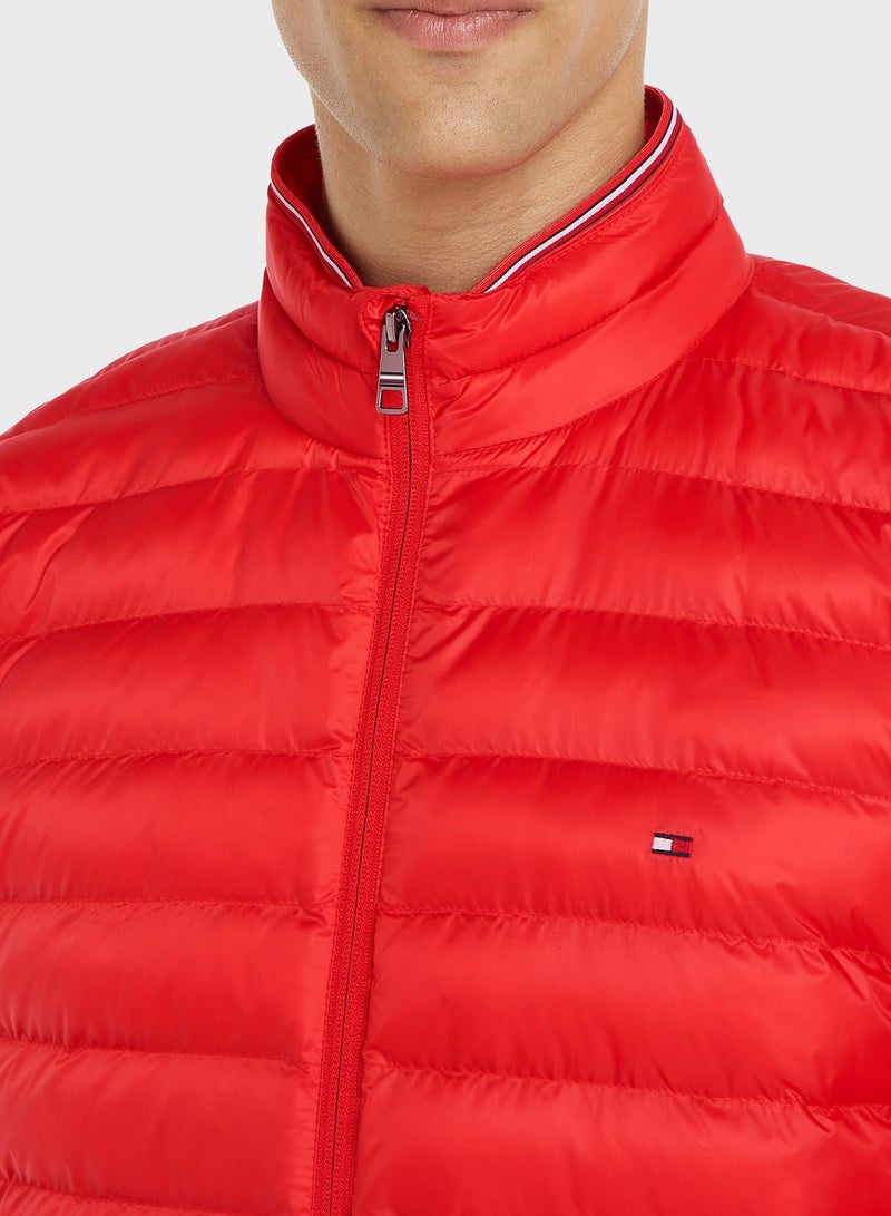 Zip Through Puffer Jacket