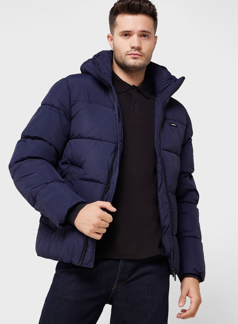 Zipper Quilted Jacket