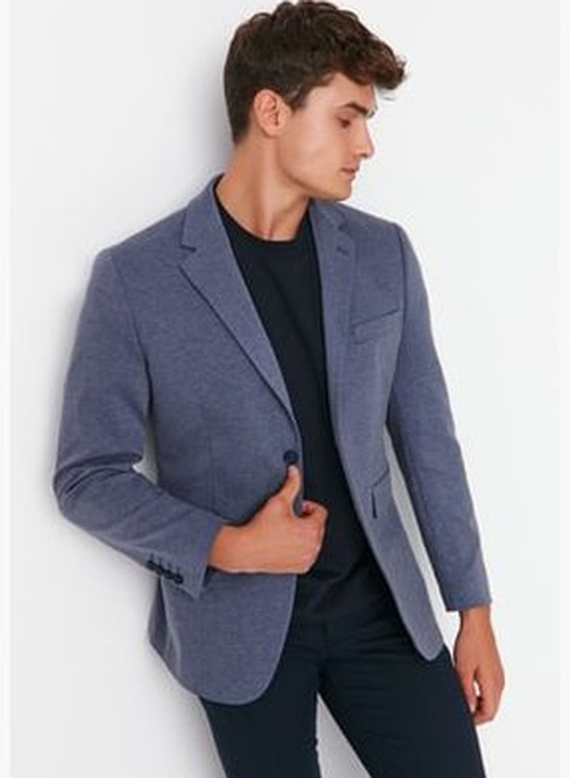 Indigo Men's Slim Fit Blazer Jacket
