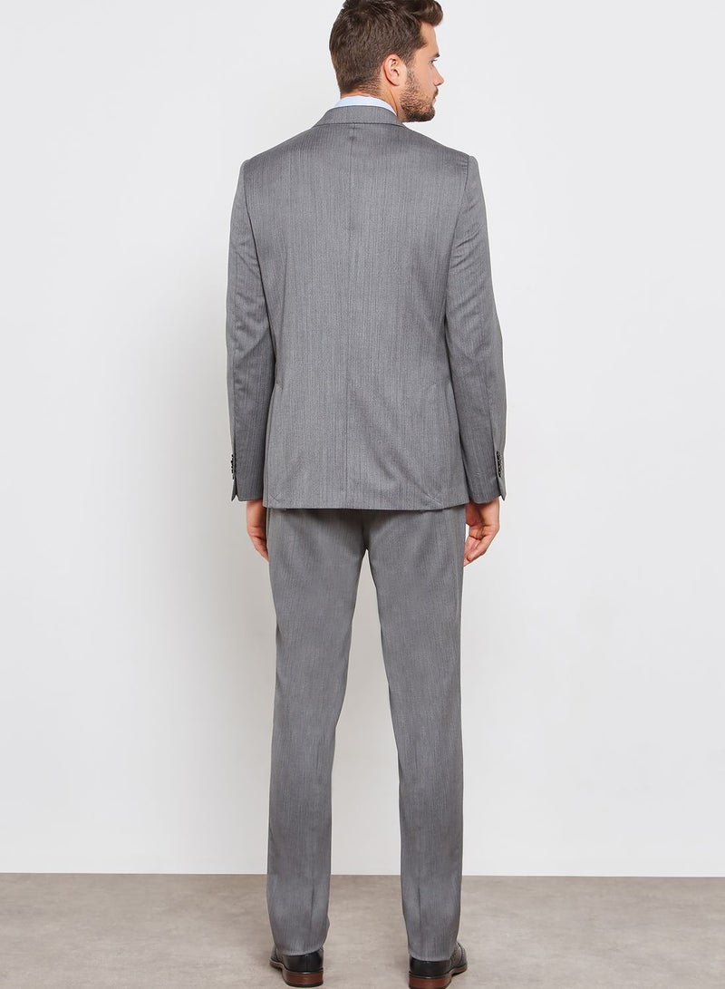 Herringbone Serge Slim Fit Suit