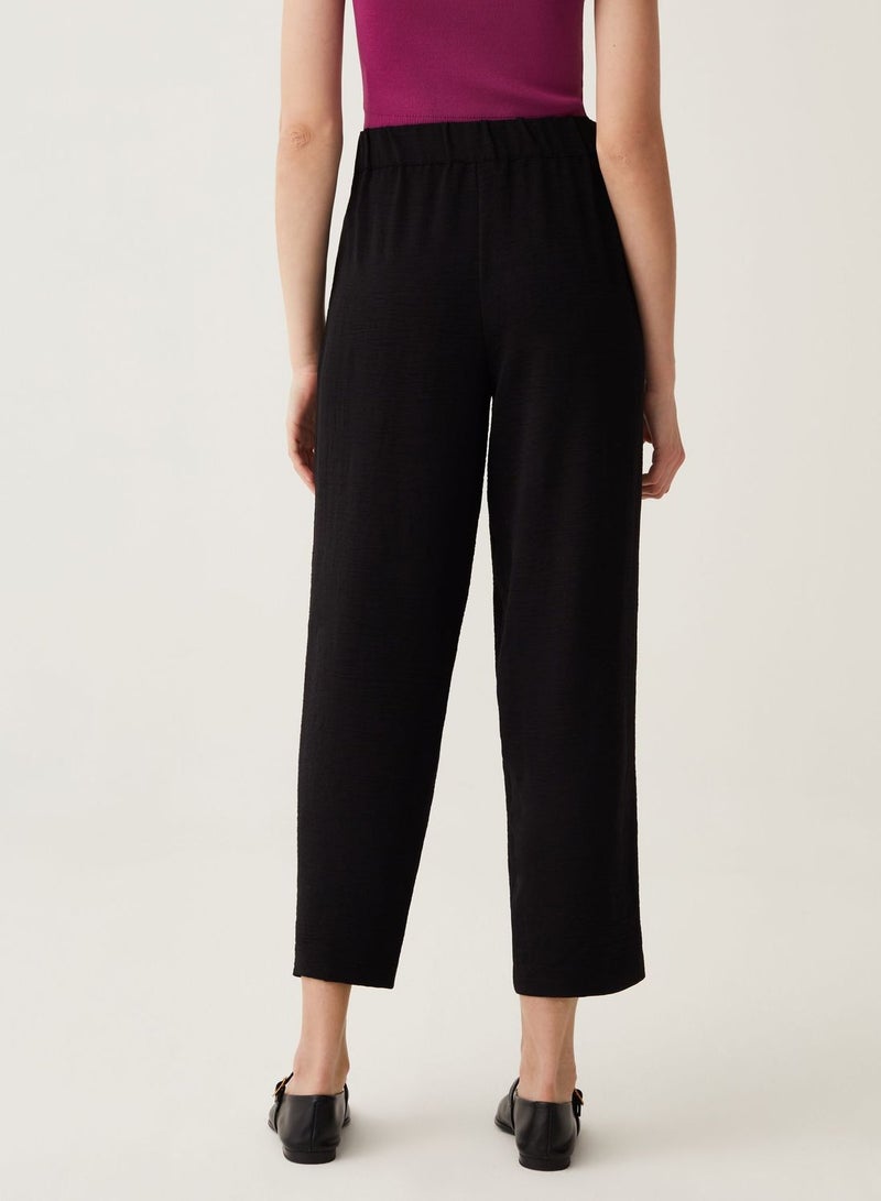 OVS Cigarette Trousers In Fluid Fabric