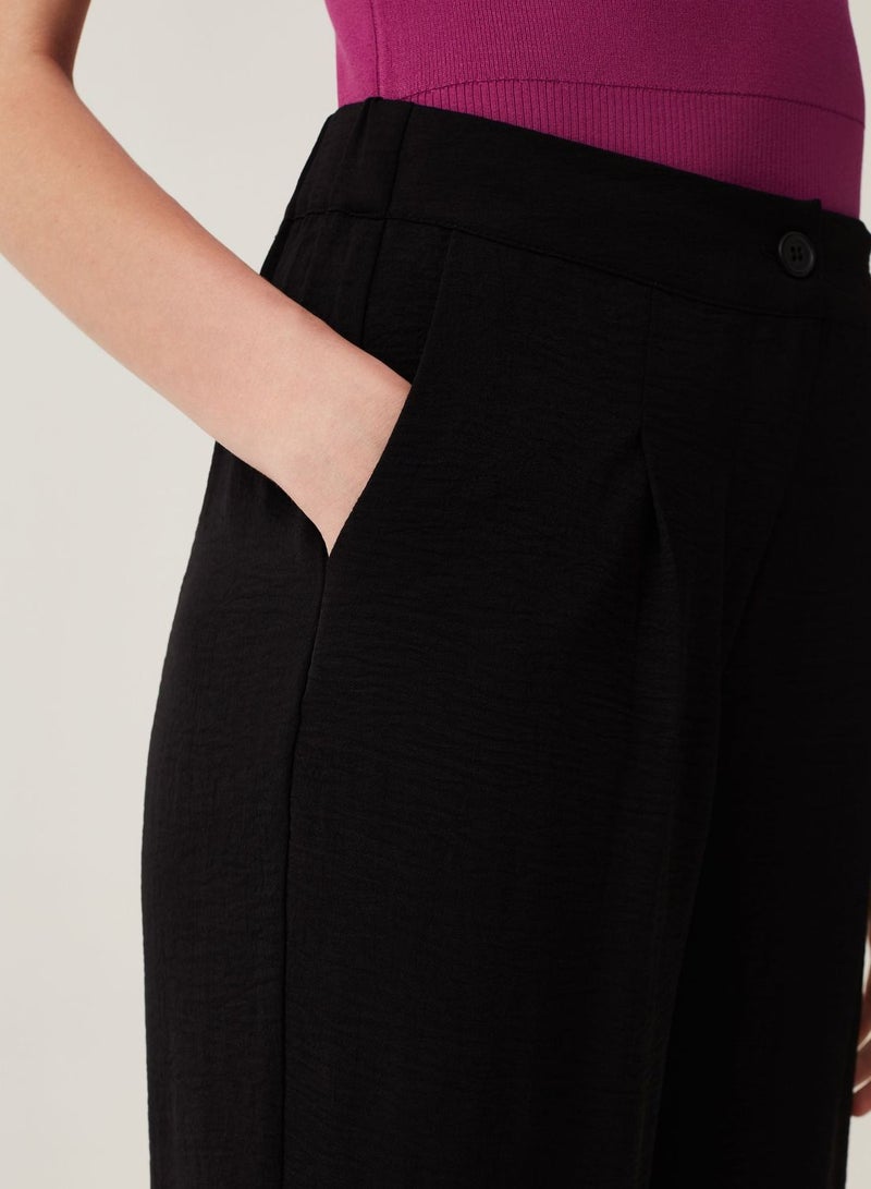 OVS Cigarette Trousers In Fluid Fabric