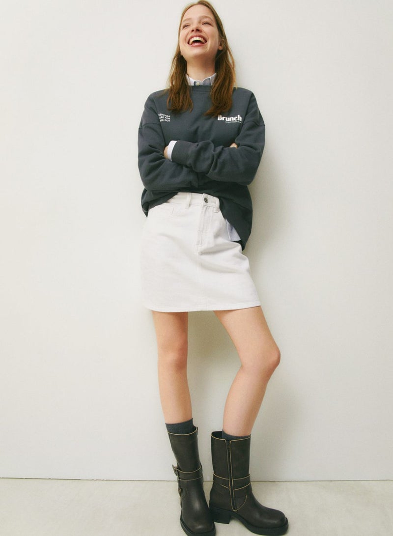 Youth Essential Denim Skirt