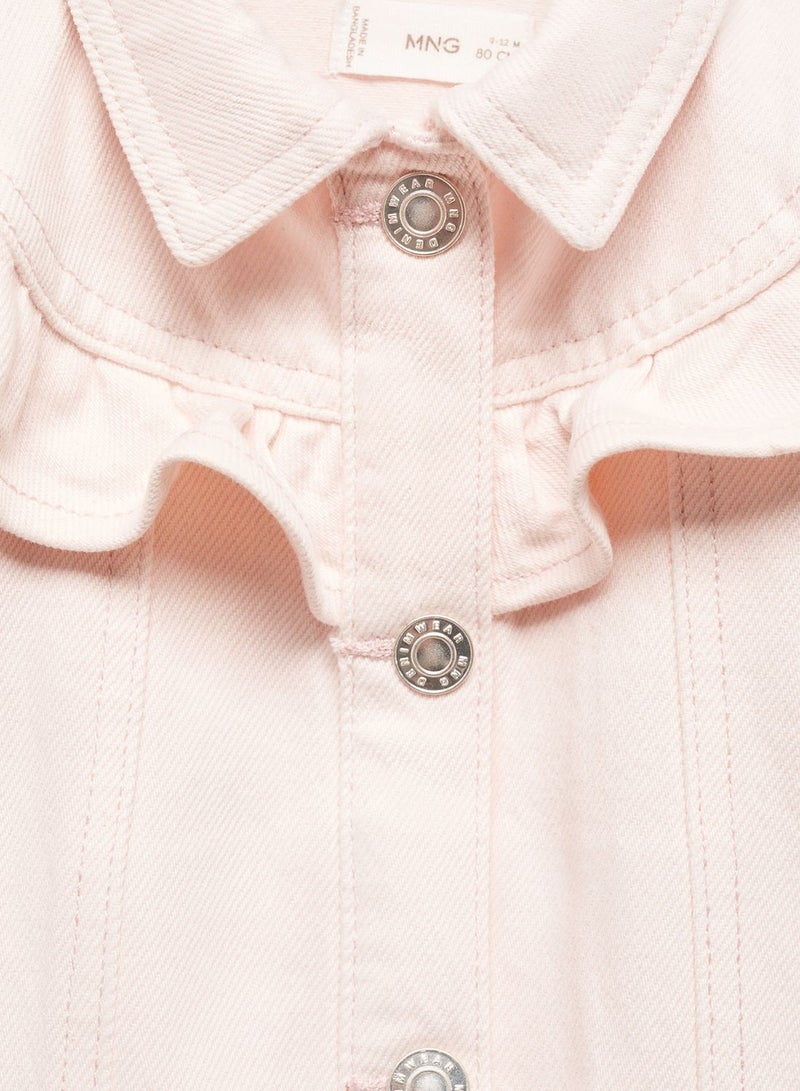 Kids Button Detail Jacket