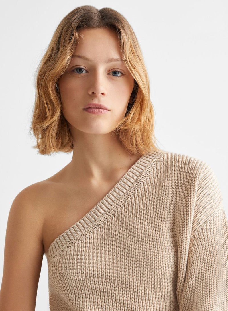 Youth One-Shoulder Sweater