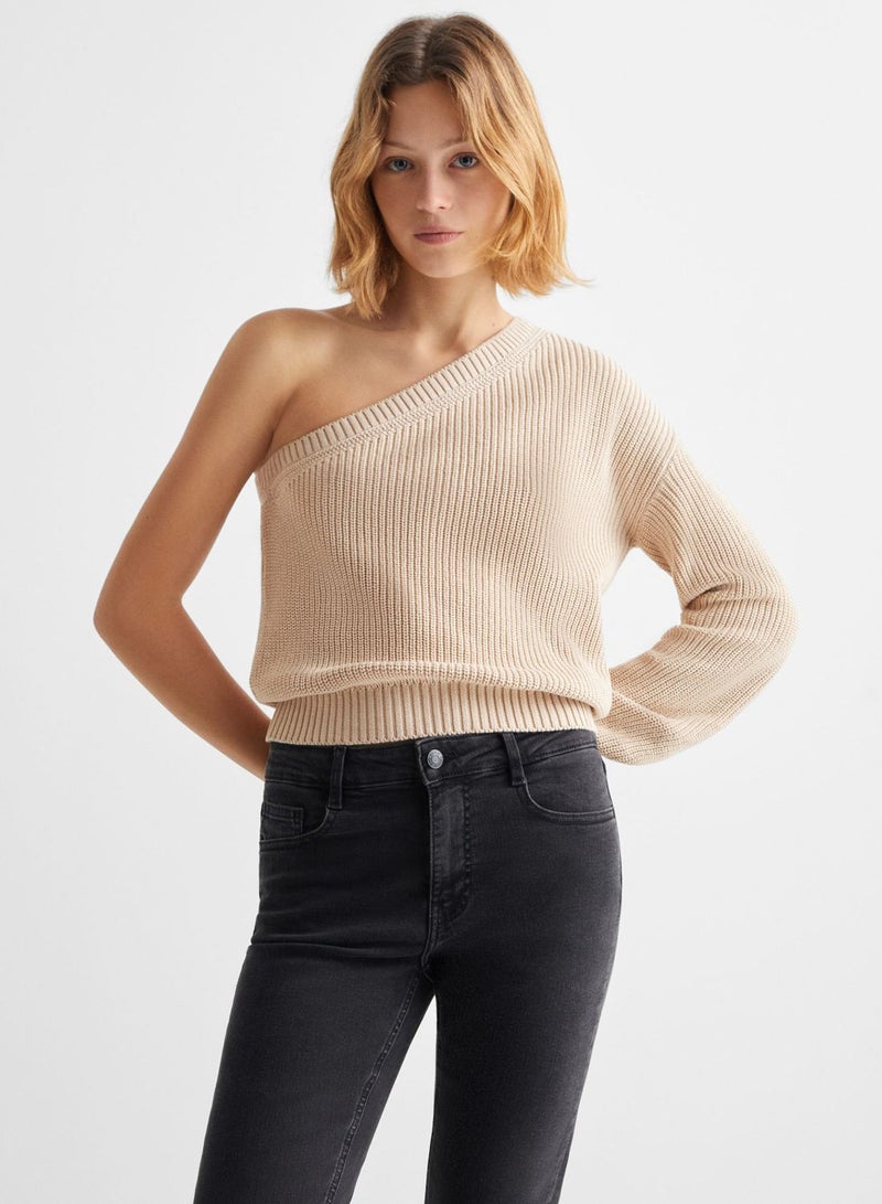 Youth One-Shoulder Sweater