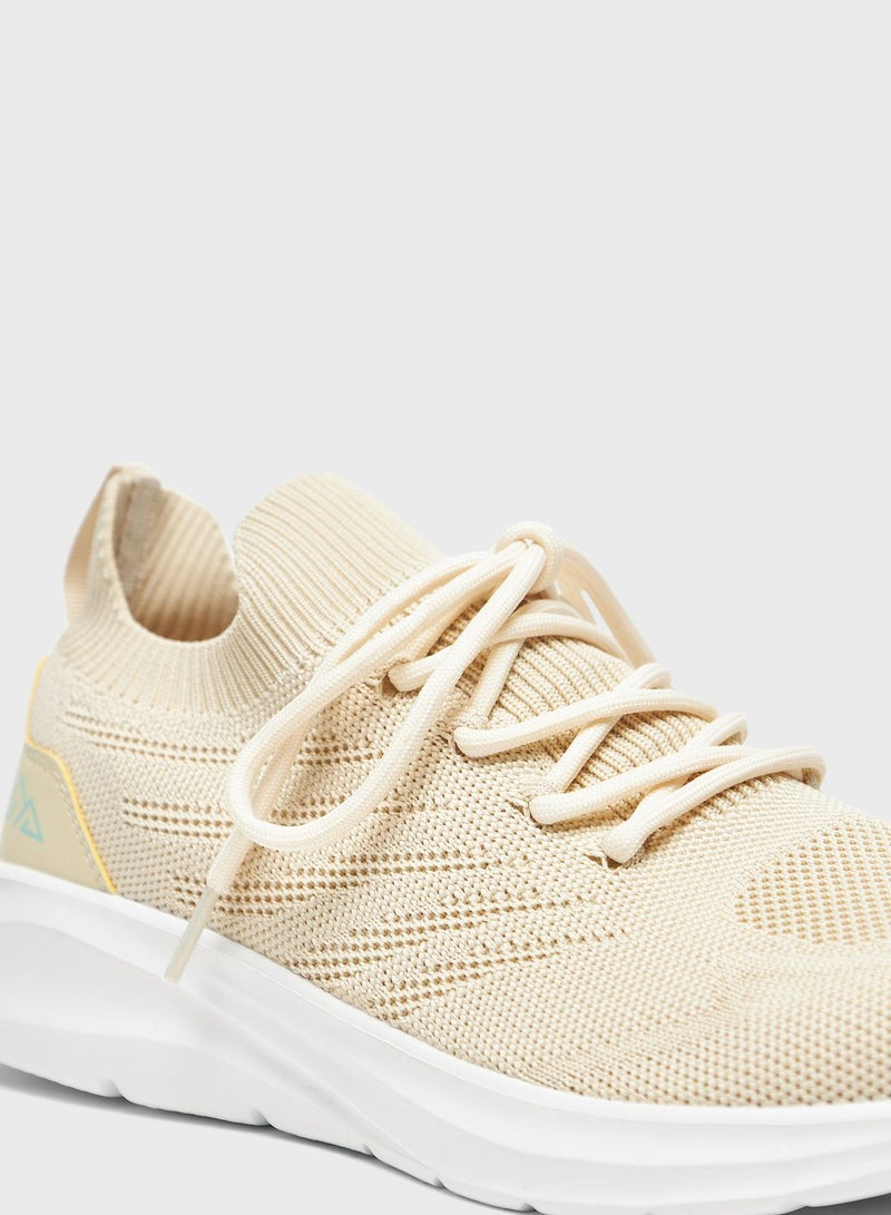 Lace Up Low Top Sneakers