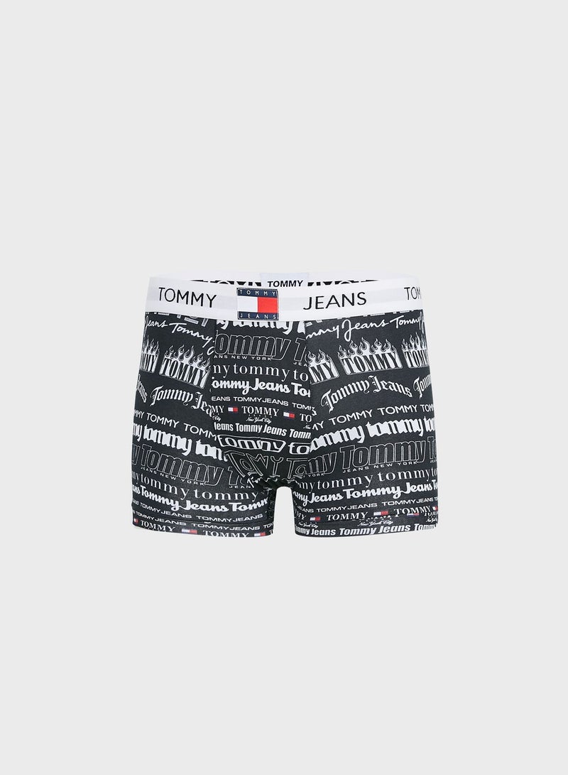 Printed Trunks & Socks Set