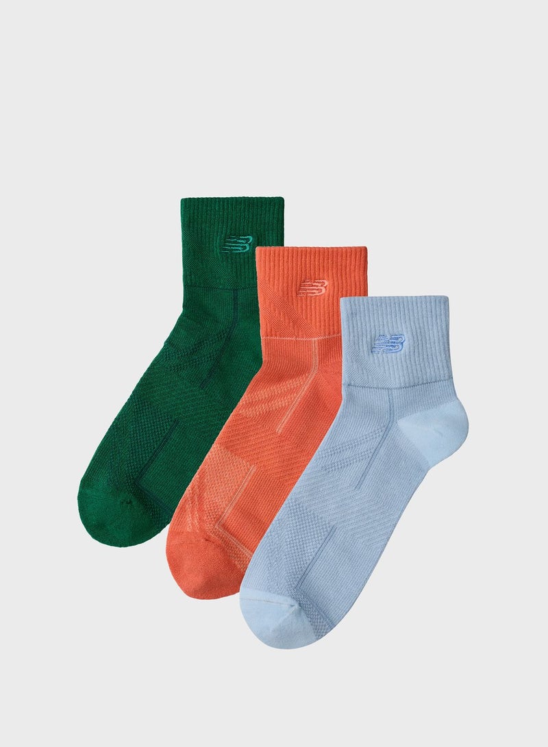 3 Pack Running Repreve Ankle Socks