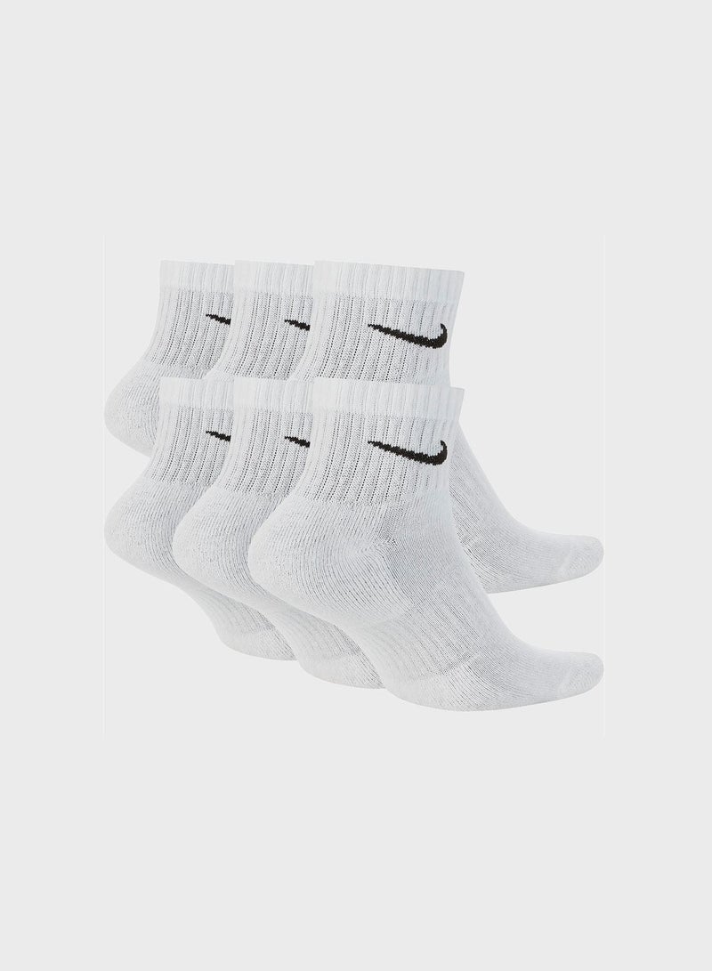 6 Pack Cushion Ankle Socks