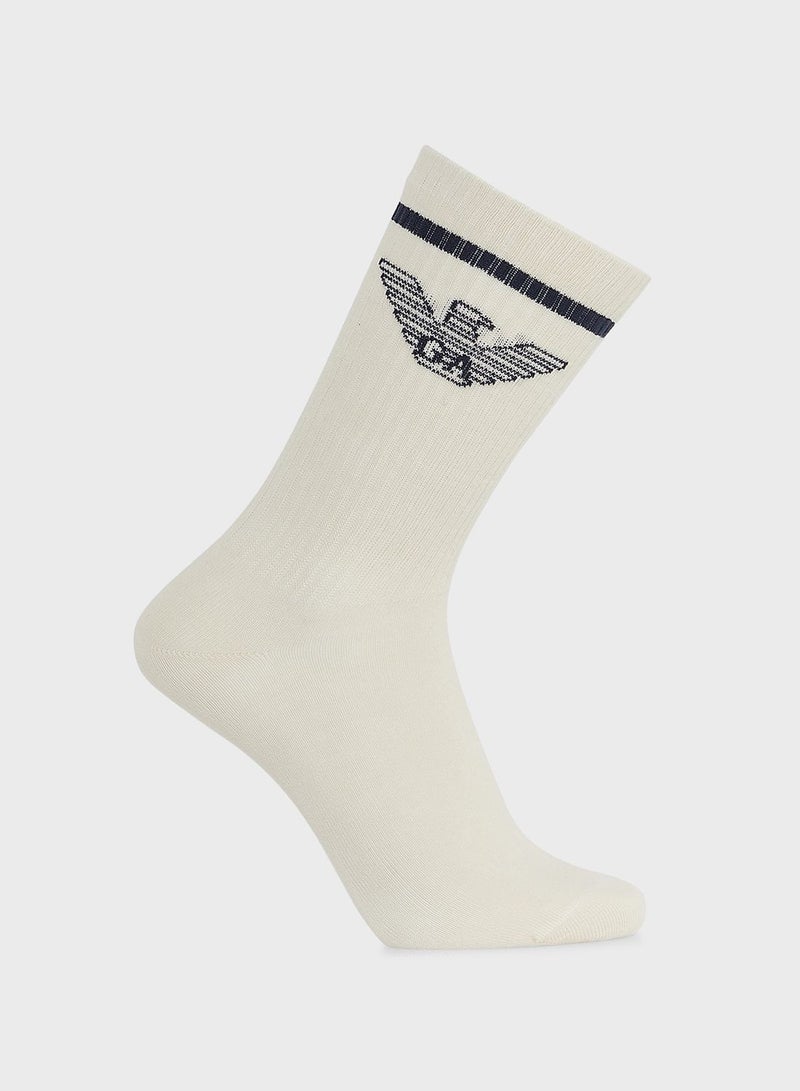 3 Pack Logo Ankle Socks