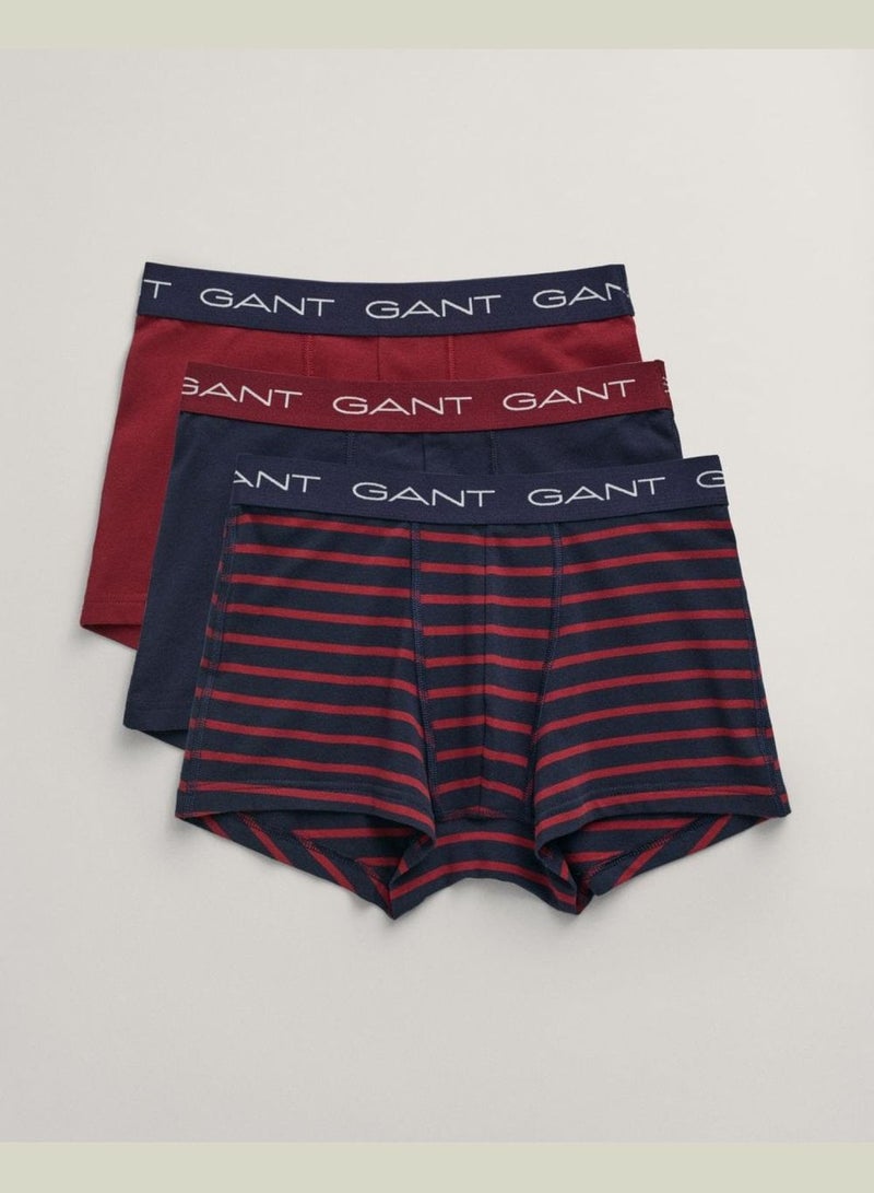 3-Pack Striped Trunks