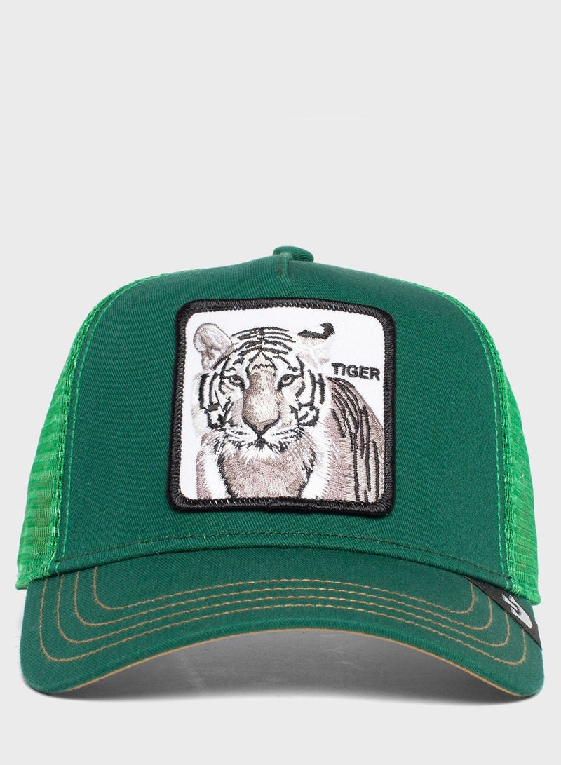 The Silver Tiger Curved Peak Cap