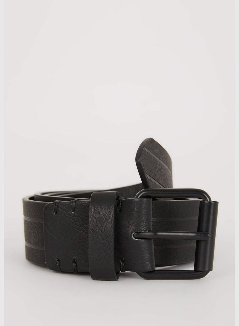 Man Belt Faux Leather