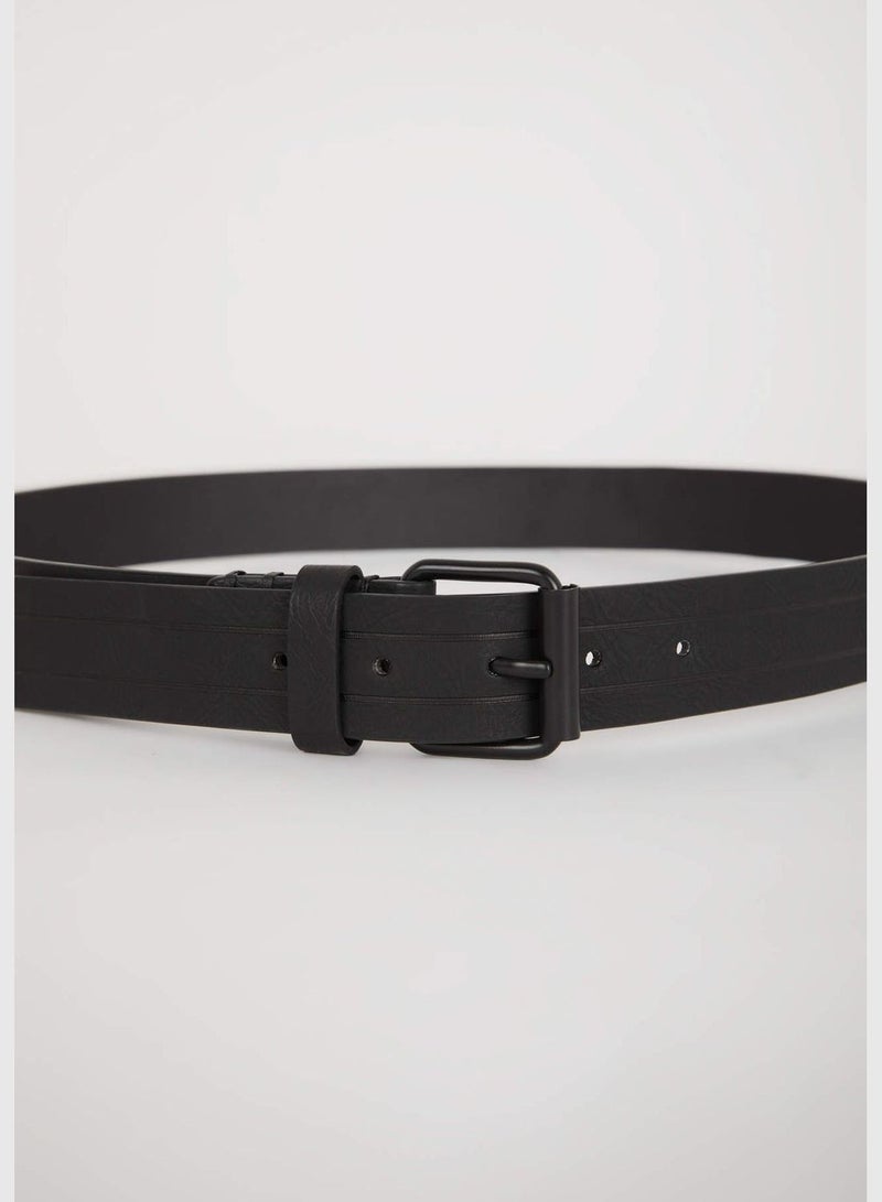 Man Belt Faux Leather