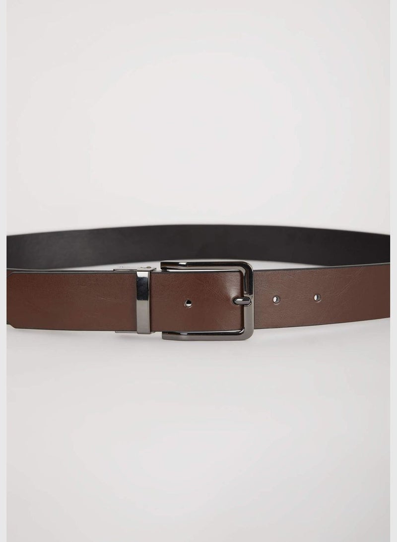 Man Belt Faux Leather