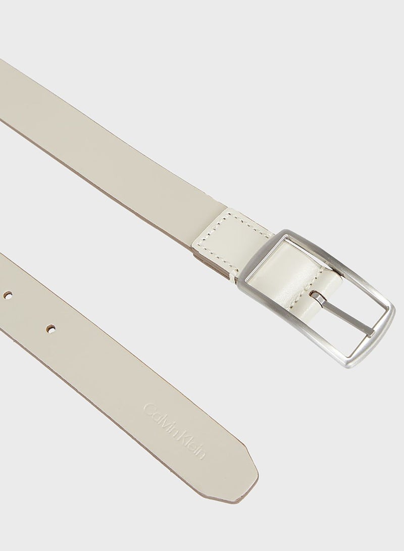 Slider Logo Web Lthr Belt 35Mm Belt