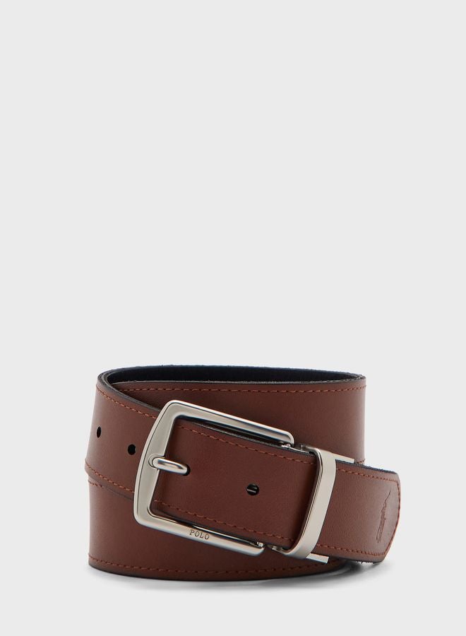 Reversible Leather Belt Gift Set