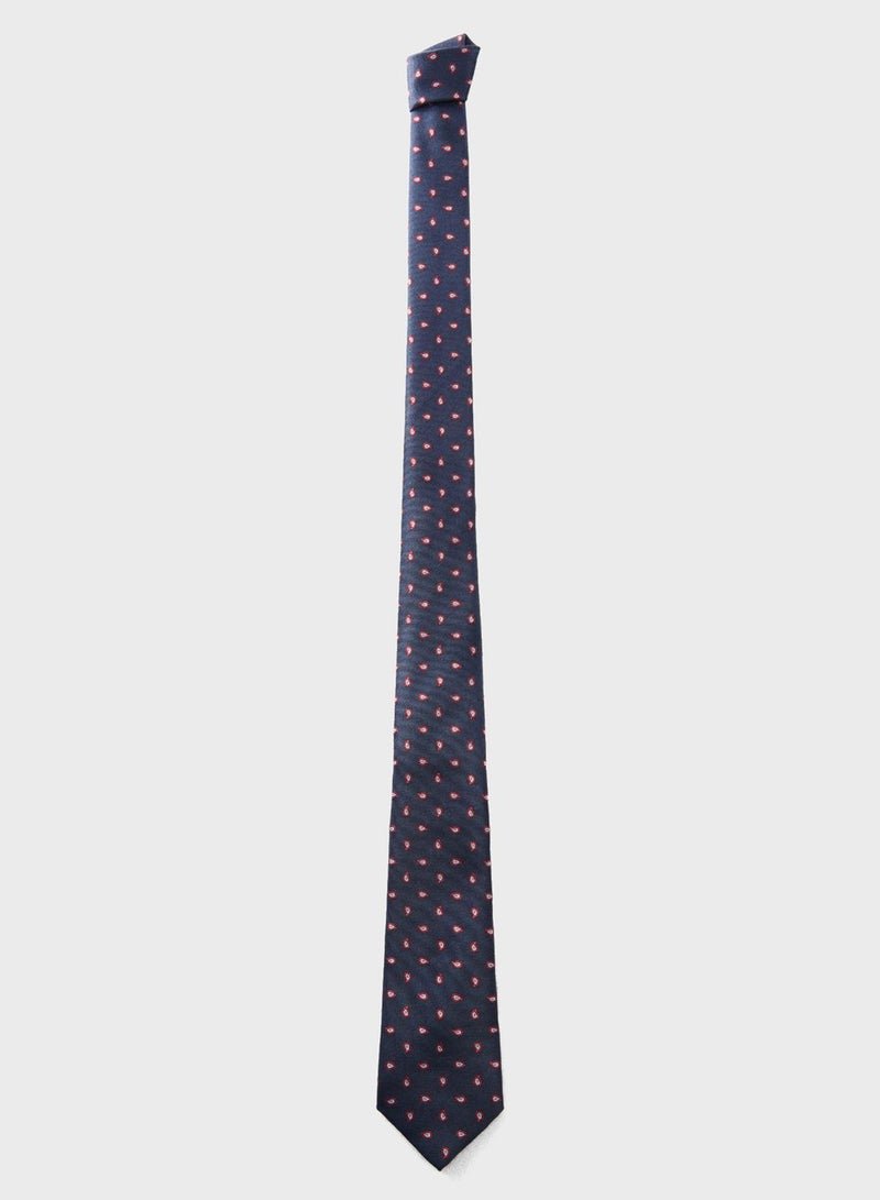 Paisley Printed Classic Tie